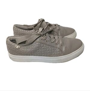 Tory Burch Bryant Quilted Sneakers Women's Size 7.5 M Shoes Brown